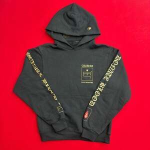 LURKWEAR Goldblade Sound Laboratories 'Donate Blood' Graphic Hoodie Black SMALL